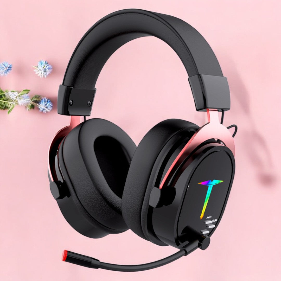 Head-mounted Wireless Headset Microphone E-sports Gaming Bluetooth Headset Computer Mobile Phone Universal2.4G Headset