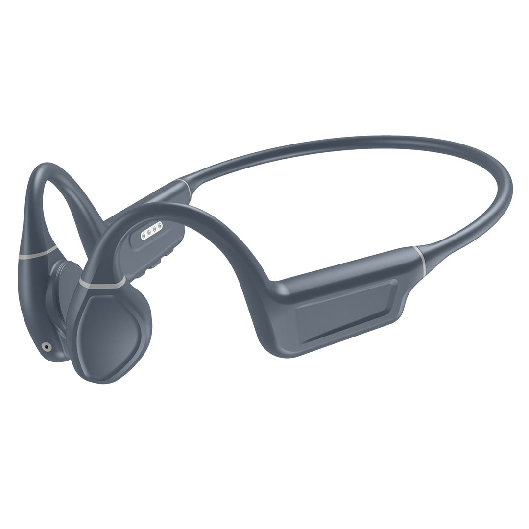 Bone Conduction Bluetooth Sports Headphones, Open-Ear With No Pain, 35-Degree Foldable Ear Hooks Adjustable to Suit Different Environments