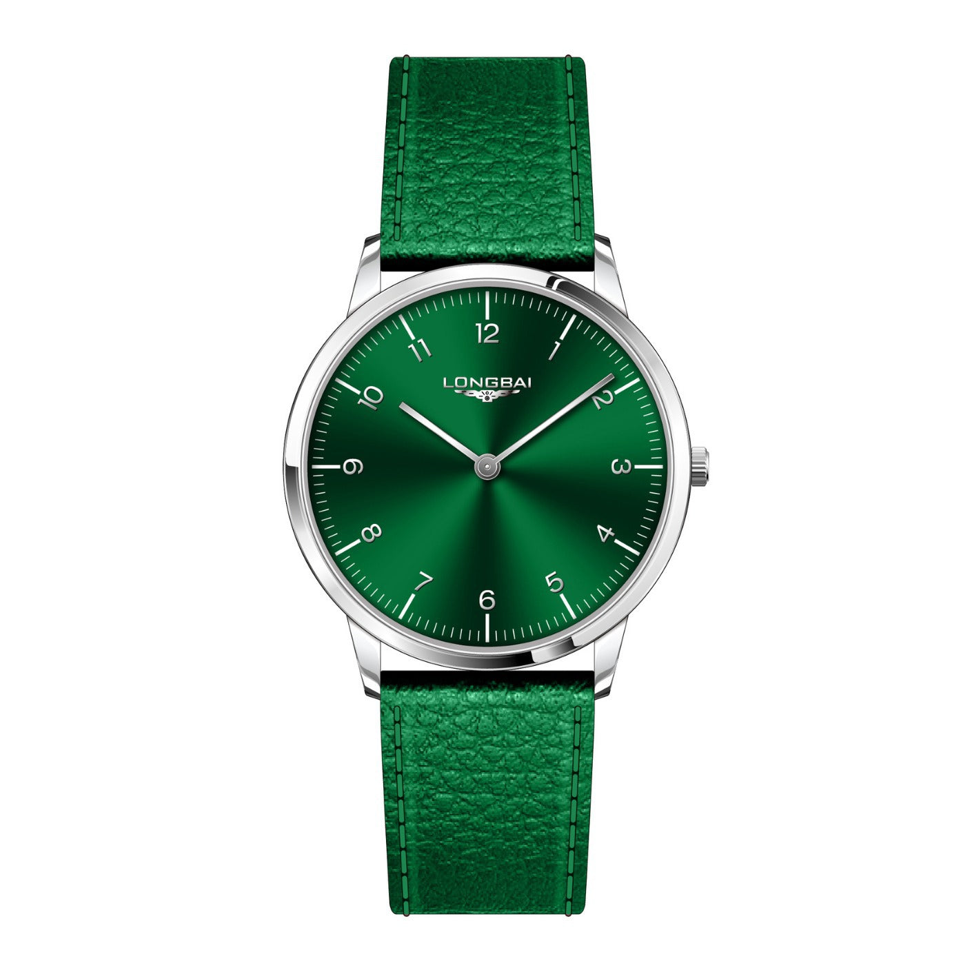 Men's Watch Simple Business Fashion Quartz Watch Ultra-thin Two-hand Watch Waterproof Leather Strap Wristwatch