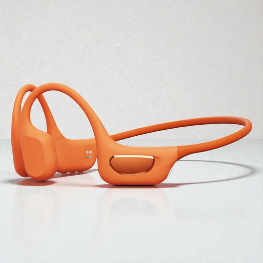 IntereMORE Bone Conduction Bluetooth Sports Headphones Suitable for Running Cycling,With Night Running Rhythm Tail Lights,Protect You in the Dark