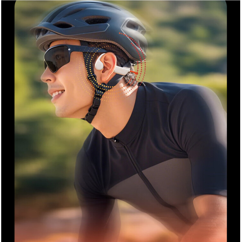 Bone Conduction Bluetooth Truly Waterproof IPX8Headphone Strap32g Long battery life earphones for listening to music without a phone, suitable for sports like running and swimming