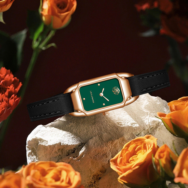Women's Watches Boutique Fashion Small Square Core Women's Quartz Watch Hot Sale