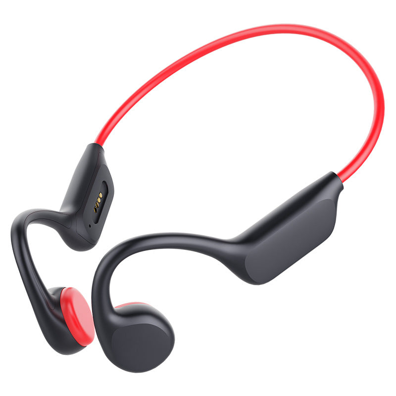 Bone Conduction Bluetooth Truly Waterproof IPX8Headphone Strap32g Long battery life earphones for listening to music without a phone, suitable for sports like running and swimming