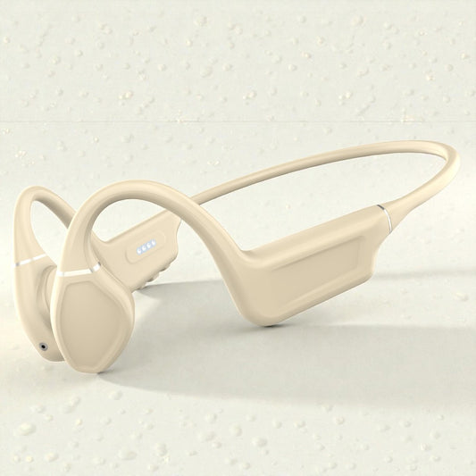 IntereMORE Bone Conduction Bluetooth Sports Headphones, Open-Ear With No Pain, 35-Degree Foldable Ear Hooks Adjustable to Suit Different Environments