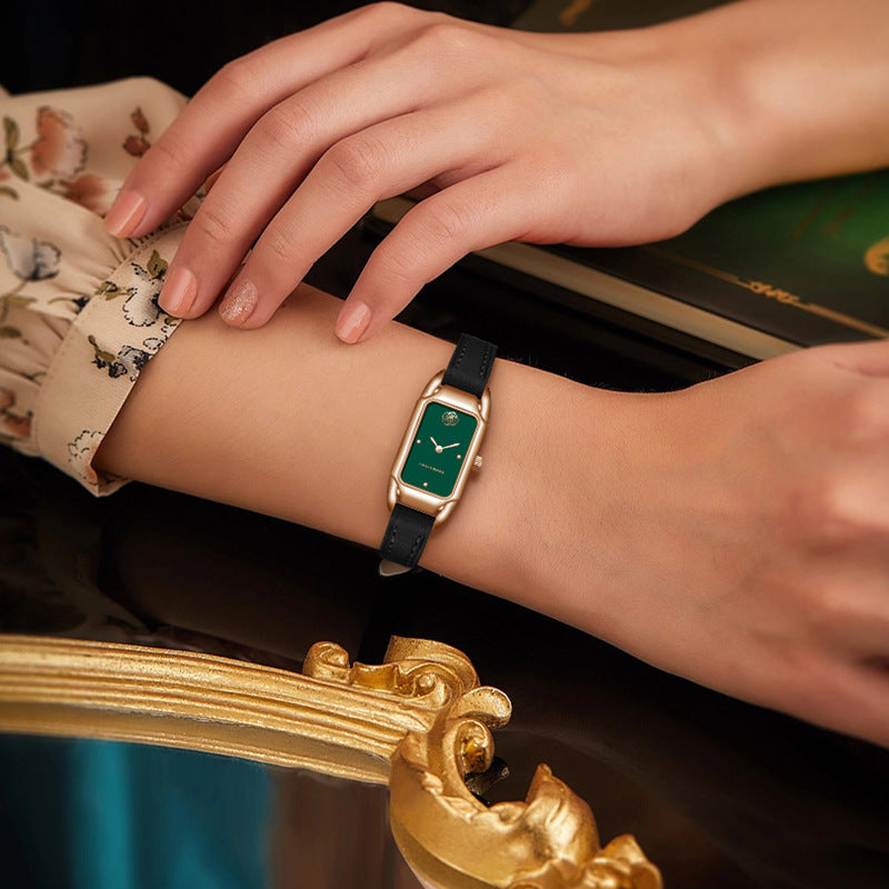 Women's Watches Boutique Fashion Small Square Core Women's Quartz Watch Hot Sale