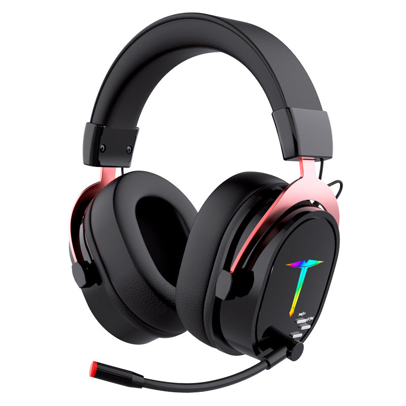 Head-mounted Wireless Headset Microphone E-sports Gaming Bluetooth Headset Computer Mobile Phone Universal2.4G Headset