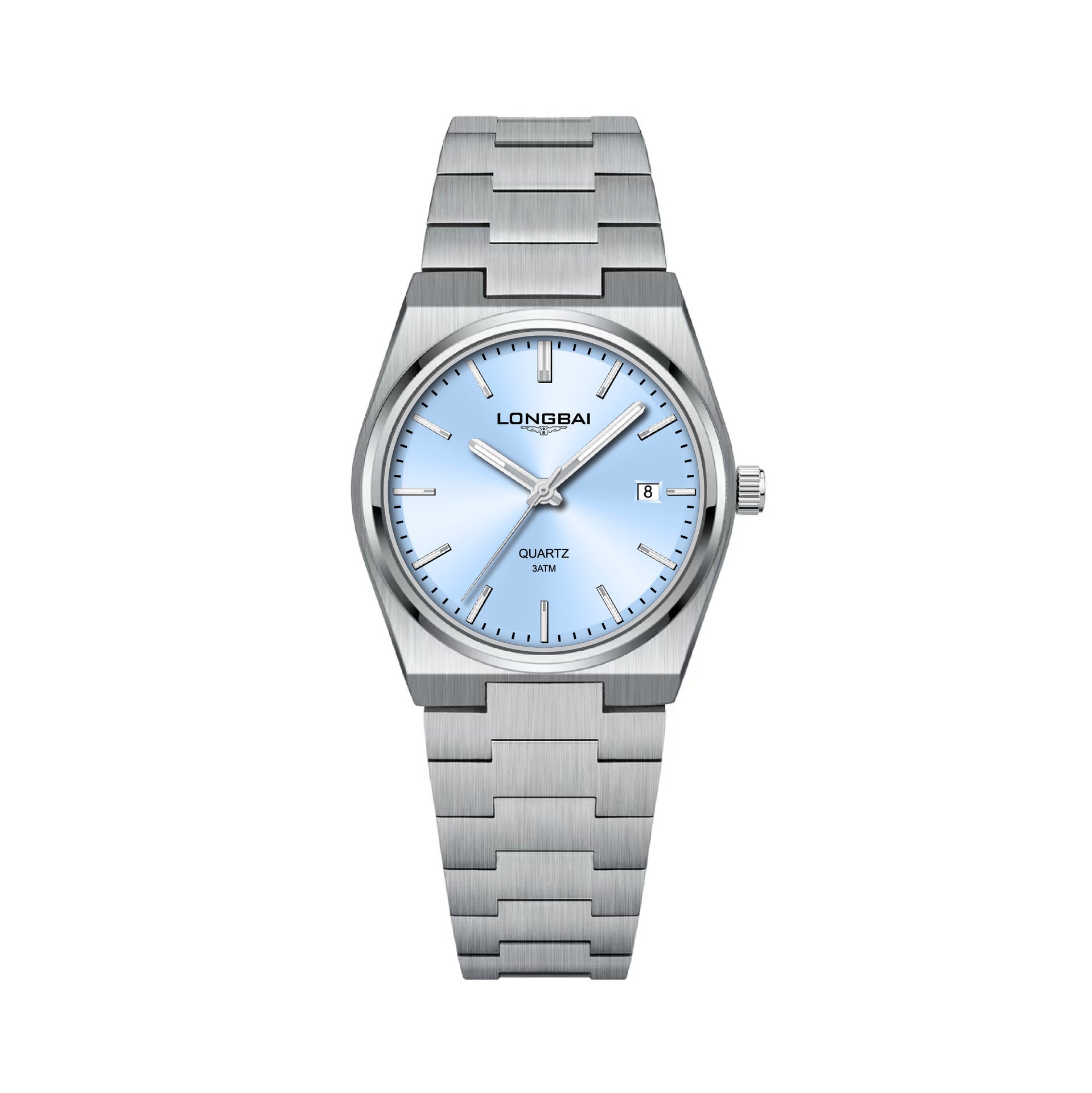 Men's Watch High-End Genuine Trendy Waterproof Luminous Calendar Large Dial Quartz Watch Non-Mechanical Watch Men's Watch Hot Sale