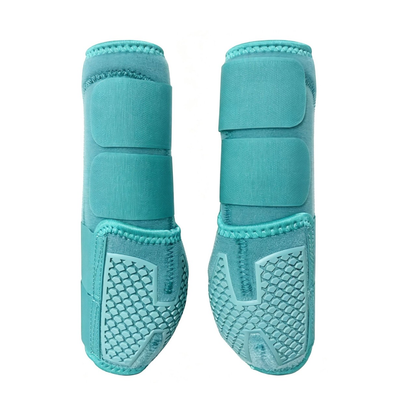 Purple KPU Horse Splint Boots, Stretch OK Fabric Lining Shock-Absorbing Horse Leg Protector for Jumping & Endurance Riding