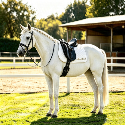 Classic Pure Cotton Sweat-absorbing Shock-absorbing Show Jumping Saddle Pad
