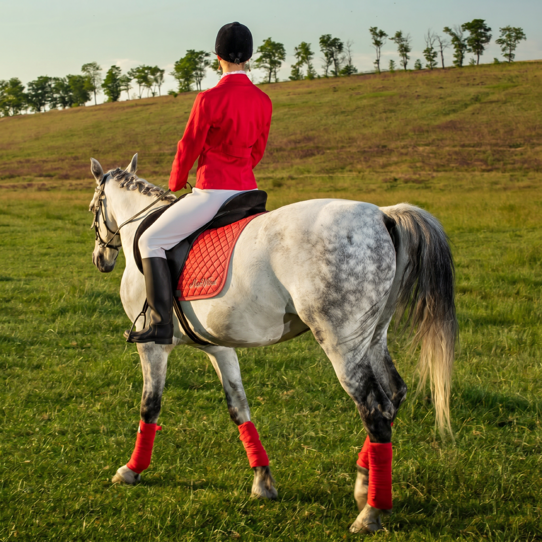 Classic Pure Cotton Sweat-absorbing Shock-absorbing Show Jumping Saddle Pad