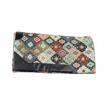 Western Saddle Sweat Pad, Thick Shock‑Absorbing Non‑Slip Anti‑Chafe Horse Back Saddle Liner