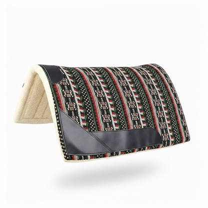 Western Saddle Sweat Pad, Thick Shock‑Absorbing Non‑Slip Anti‑Chafe Horse Back Saddle Liner