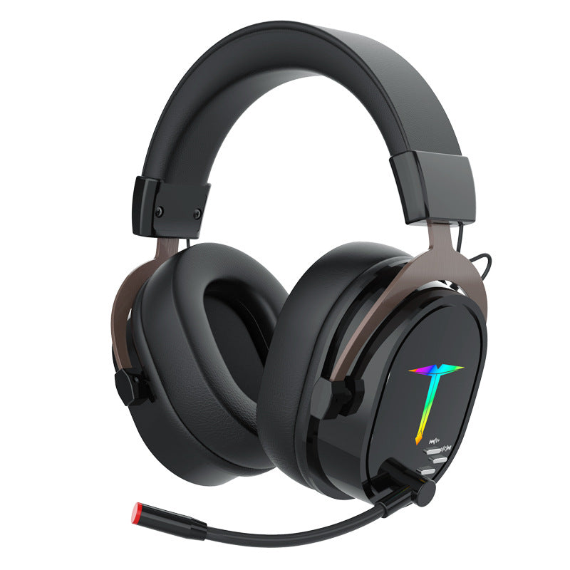 Head-mounted Wireless Headset Microphone E-sports Gaming Bluetooth Headset Computer Mobile Phone Universal2.4G Headset
