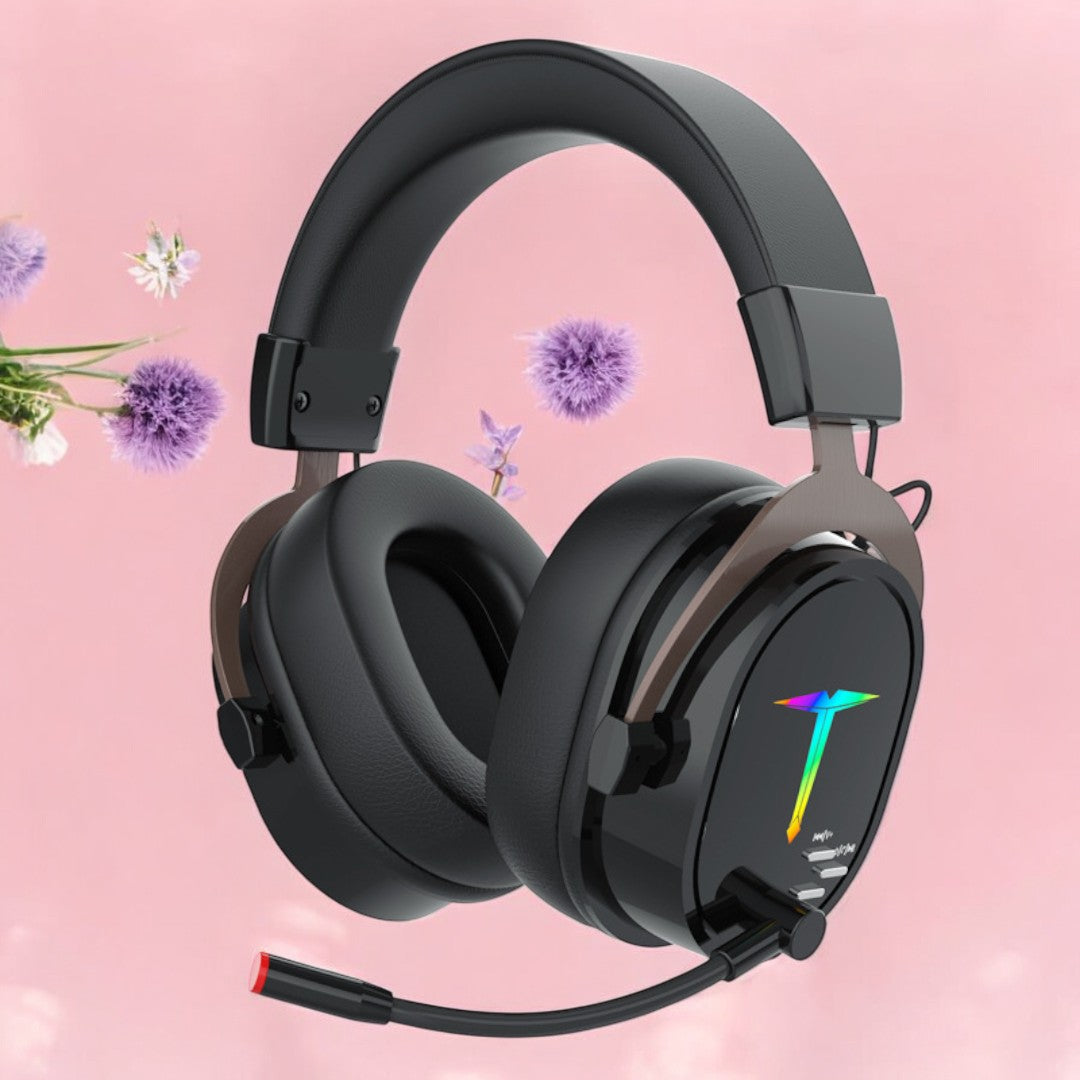 Head-mounted Wireless Headset Microphone E-sports Gaming Bluetooth Headset Computer Mobile Phone Universal2.4G Headset