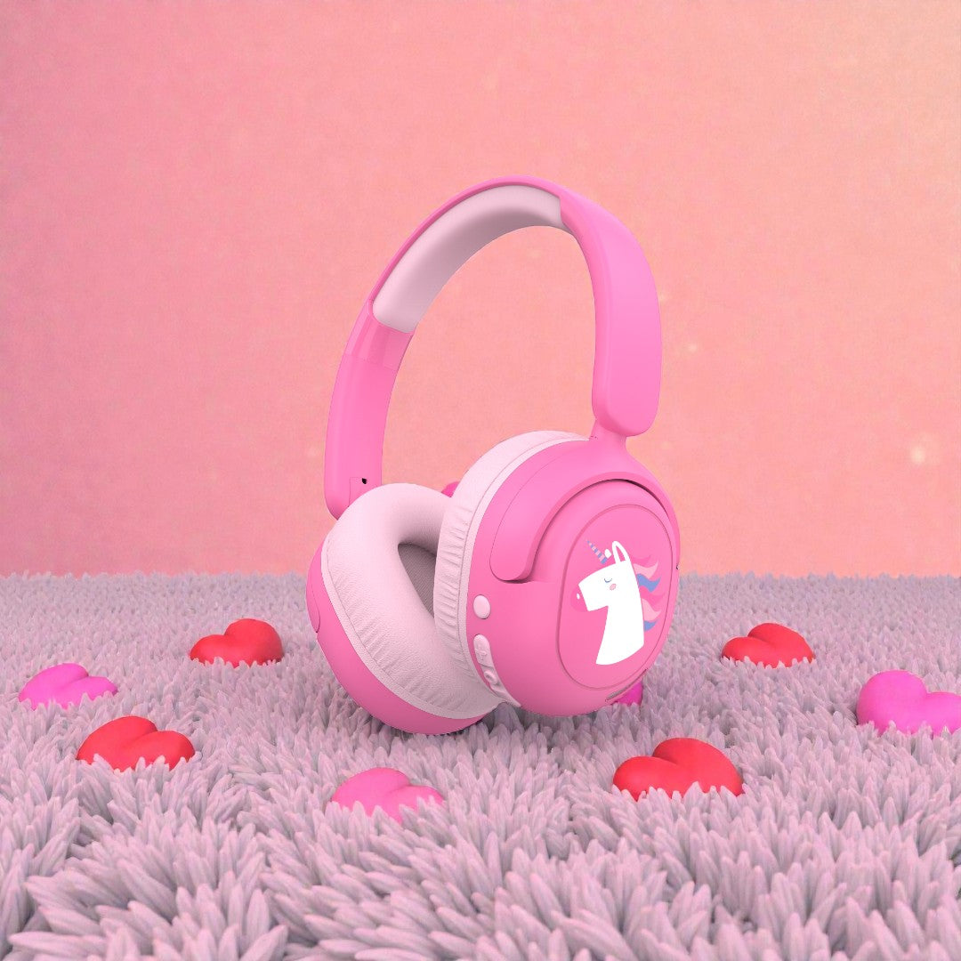 Bluetooth Kids Headphones, Wireless Headphones for Kid with Mic, 75/85/94dB Volume Limited, Includes 3.5mm Aux Cord, Foldable Dinosaur Teens Headset for School, Home, Travel, Tablet