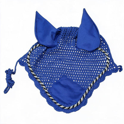 Cotton Knit Horse Ear Fly Veil, Skin-Friendly & Breathable