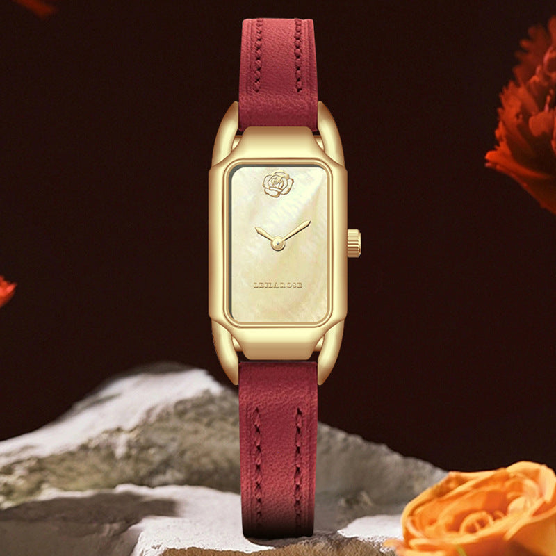 Women's Watches Boutique Fashion Small Square Core Women's Quartz Watch Hot Sale